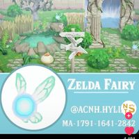 Acnh zelda fairy design code