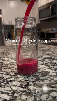 Menstrual cycle recipes for pH balance & PMS support