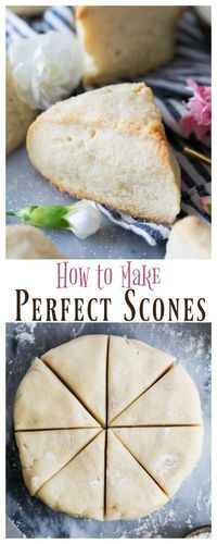 This is it, the BEST Scone Recipe! Light, tender, flaky scones and these are SO easy to make! #scones #baking #sconesrecipe #perfectscones #breakfast #fromscratch via @sugarspunrun