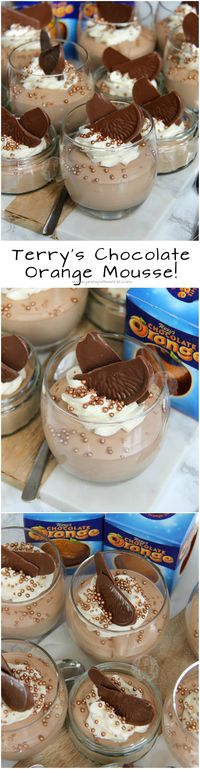 Terry's Chocolate Orange Mousse!! ❤️ 3 Ingredient Mousse that makes a Heavenly, Showstopping Dessert!