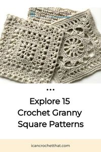 Unique Granny Square Motifs Looking for unique granny square motifs? Our roundup features creative and beautiful patterns perfect for adding a personal touch to your projects. Save this pin to keep these must-try granny square patterns handy for your next creation!