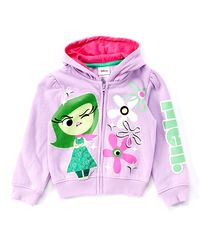 Loving this Purple Inside Out Zip-Up Hoodie - Toddler & Girls on #zulily! #zulilyfinds