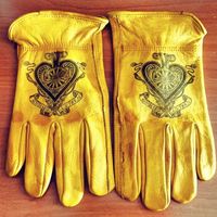 Guantes de cuero Custom personalizados.