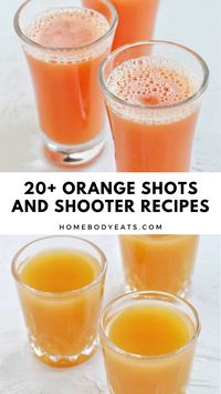 My friends loved these bright and fun orange party shots! Not only were there so many delicious recipes to choose from, but the bright orange shots stood out and were so aesthetic! I can't wait to try out more of these colored party shot recipes!