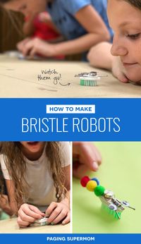 How to Make Bristle Bots with your kids - a fun STEM activity for kids via @PagingSupermom