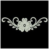 White Work Elegance 03(Sm) machine embroidery designs