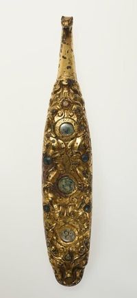 Belt hook, Han dynasty, 3rd century BCE - Alain.R.Truong