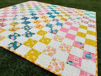 Layer Cake PDF Pattern Bundle: Layer Cake Geese, Layer Cake Squared, and Layer Cake Stars. Layer Cake Quilt Pattern. Beginner Quilt Pattern. Beginner Layer Cake Quilt Pattern. Sawtooth Star Quilt Pattern. Flying Geese Quilt Pattern.