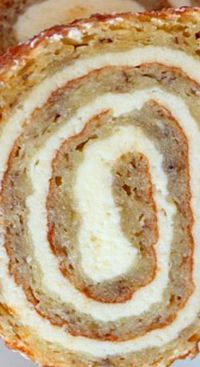 Banana Roll with Cheesecake Filling