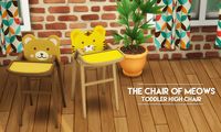 Source: Tumblr | Furniture | Kids + Toddler Room | Highchair | BGC | Sims 4 | TS4 | Maxis Match | MM | CC | Pin by suepixels