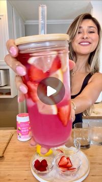 220K views · 10K likes | Mayra Wendolyne | Low Carb Love on Instagram: "STARBUCKS REFRESHER (1 Min!!) 💖

Have you tried this? #UltimaPartner

This is the perfect recipe to make on the go, and for single serving! Share this recipe with friends and family 💗

Ingredients:
2 scoops @goultima pink lemonade electrolyte mix (discount code: lowcarblove)
1 cup strawberry slices
1 cranberries 
2 lemons, sliced 

Directions: 
1. In a large pitcher, add your water and @goultima electrolyte mix and mix until thoroughly combined.
2. Add the rest of your ingredients including your ice and mix! 
3. Serve and add garnishes ☺️

I love using @goultima because it’s so flavorful and has ZERO calories, carbs and sugar! It’s the perfect mix for any holiday drink! 
___
ACTUALIZACIÓN DE STARBUCKS (¡¡1 minuto!!) 