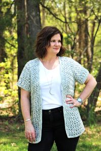 Lacy Crochet Cardigan – The Nadia Cardigan