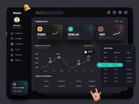 Wallet Dashboard Dark Theme