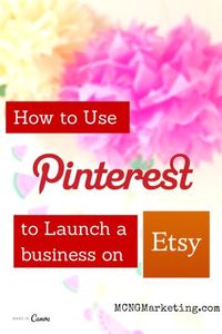 How to Start an Etsy Business Using Pinterest. Interview with Etsy Shop owner Julie Grandbois from Julie's Elegant Crafts on the Pictures to Profits Podcast.