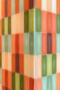 Colourful algae tiles