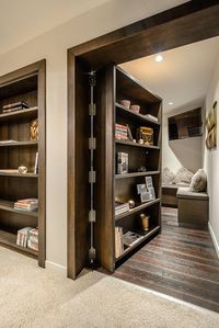 20 Amazing Remodeling Ideas For Your Home: A Bookshelf That’s Really a Door