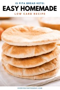 Is pita bread keto-friendly? That's a question often asked by many who are on the ketogenic diet. This post aims to address the issue thoroughly, including a scrumptious keto pita bread recipe that you'll surely love, with complete nutritional information.