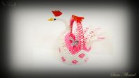 3d origami basket chicken