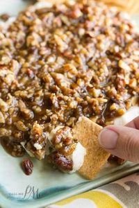 French Quarter Pecan Cheese Spread Recipe - This is one of the best snack spreads I've ever had. It's always gone in minutes when I take it to a party.