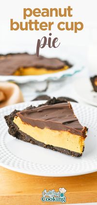 Indulge in the ultimate no-bake dessert with this Chocolate Peanut Butter Cup Pie! Featuring a creamy peanut butter filling, rich chocolate ganache, and an Oreo crust, it's a treat everyone will love. Perfect for any occasion, it's the best make ahead dessert ever.