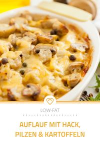 Deftig, lecker und sättigend! Dieser Auflauf mit Hackfleisch, Champignons und Kartoffeln ist die perfekte Kombination für ein herzhaftes und ausgewogenes Gericht. Einfach zuzubereiten und ideal für den Alltag!  👉 Hol dir das Rezept und entdecke weitere köstliche Rezepte auf invikoo.de!