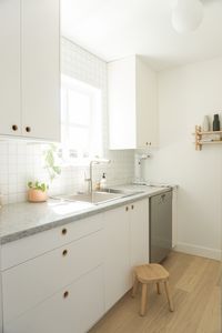 Our Small Galley Kitchen Update — 600sqftandababy