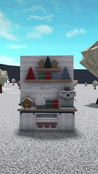 ❄️DO NOT REPOST OR STEAL MY WORK.❄️ 🎄 coffee bar 🎄 🎅🏽gamepasses used: advanced placement/transform🤶🏽 ☃️ follow me on tiktok,pinterest, and instagram to support me☃️ #winter #christmas #snow #home #decor