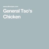 General Tso's Chicken