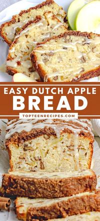 This is the best apple bread recipe and the only recipe you’ll need. Dutch apple bread recipe makes a delicious and moist bread that is filled with chunks of sweet apples and spiced with cinnamon. It’s the perfect treat for a fall afternoon, served warm with a pat of butter or a dollop of cream cheese.