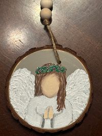 Angel Ornament Hand-painted - Etsy