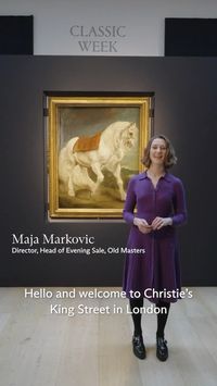 🔊Join Maja Markovic, Head of Evening Sale, as she presents two highlights from our Old Masters Part I auction this Classic Week 🔔Old Masters Part I | London, 3 December 6:30pm GMT