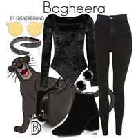 Bagheera - Jungle Book Disneybound #disney #disneybound #disneystyle #disneyfashion