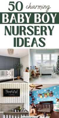 Explore 50 cute baby boy room ideas - from classic, rustic, modern to vintage designs. Dive into baby boy nursery room ideas such as woodland forests, jungle, safari & dinosaur adventures. Plus, Disney nursery ideas featuring characters like Mickey Mouse & classic Winnie the Pooh nursery. Bring nature-inspired boy nursery themes, outer space, rainbow & sea ocean vibes in the baby nursery. Unique ideas for small spaces too. Create the perfect baby room design with these baby nursery ideas for boy