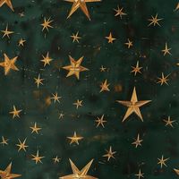 Elevate your interior with the luxurious Lennox Wallpaper. This opulent pattern showcases a constellation of gold stars gracefully scattered across a rich, deep green background that adds a touch of glamour and elegance to any space. Perfect for creating a statement or adding a celestial charm to any room, the Lennox is a stunning blend of classic sophistication and modern luxury. Transform your space into a starlit sanctuary with this captivating and refined design. 24" Pattern Repeat