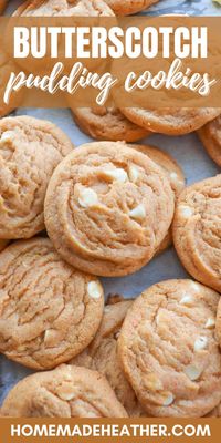 Indulge in soft, chewy bliss with our Butterscotch Pudding Cookies. Rich butterscotch flavor melds perfectly with a lusciously tender texture.