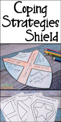 Teach kids that coping strategies are their shield from stress and tough emotions! Kids will create their own coping strategies shield, add strategies, and color it in! Perfect for a superhero theme or just to make these social emotional skills fun!