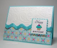 cuttlebug card ideas | Scrapnextras: Simple Cupcakes