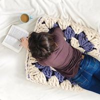 Pattern: Giant Granny Square cushion - Evelyn And Peter Crochet