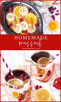 Fill your home with the scent of Christmas by making this homemade wassail recipe for family and friends in your slow cooker. Easy and delicious!