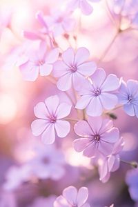 close-up of phlox flowers