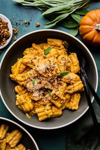 Creamy Pumpkin Pasta | Olive & Mango