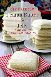 DIY Freezer PB&J Sandwiches