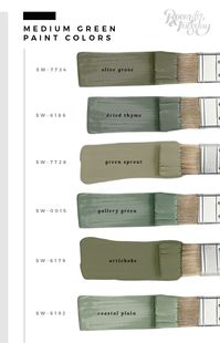 My Favorite Green Paint Colors - Room for Tuesday