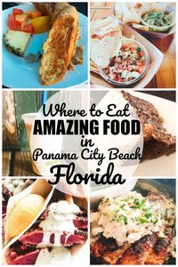 If you are looking for where to eat amazing food in Panama City Beach Florida then this is the list for you! There are amazing Panama City Beach Restaurants with AMAZING food that you are sure to love no matter what type of food you enjoy, for breakfast, lunch and dinner! #PanamaCityBeach #PCB #Travel #Florida #Food