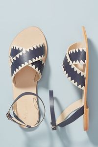 Anthropologie Terri Criss-Cross Sandals | Spring Sandals