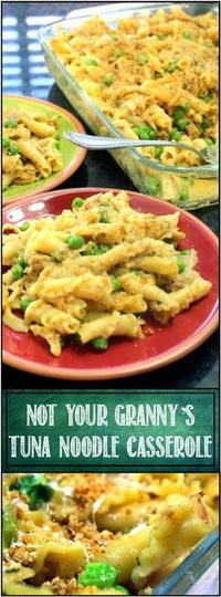 Easy Cheesy PEAsy... Have to be honest, I like the idea of a tuna casserole much better than I what I have tasted. generally they are pr...