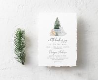 Editable Winter Baby Shower Invite