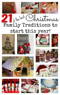 Learning and Exploring Through Play: Christmas Family Traditions to Start: Make Memories that will last Forever