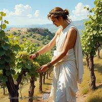 They were not typically involved in agricultural activities like tending to the vineyard. However, there were some exceptions. For example, in rural areas or smaller farming communities, women might assist with various agricultural tasks, including grape cultivation, if necessary. Additionally, women who were slaves or part of the lower classes might be involved in vineyard work. However, it was not a common practice for free women in ancient Greece to attend to the vineyard as a primary occupation.