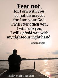 Encouraging Bible Verse - Isaiah 41:10